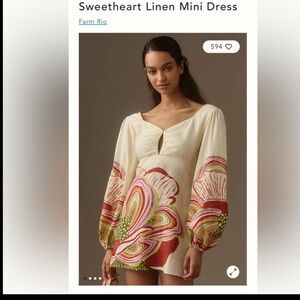 NWT-FARM RIO Mini Dress